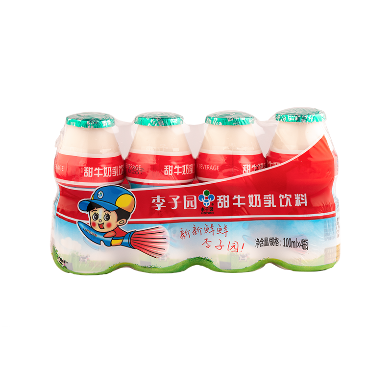 甜牛奶乳饮料，单瓶净含量100ml