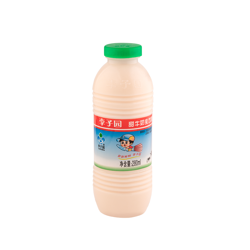 甜牛奶乳饮料，，单瓶净含量280ml