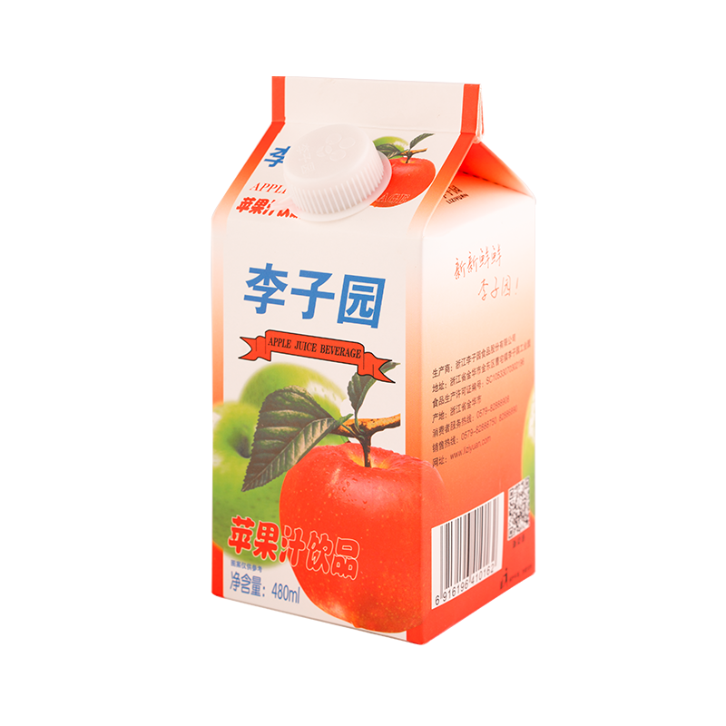 苹果汁饮品，单盒净含量480ml